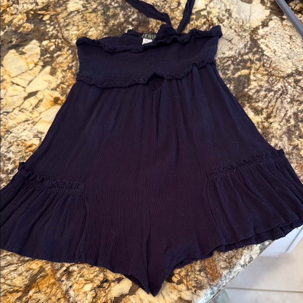 Venus Navy Romper